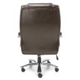 thumbnail image 4 of OFM Chaise de Bureau Pivotante en Cuir de Vengeur Marron, 4 of 5