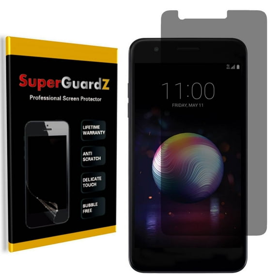 For LG K10 (2018) - SuperGuardZ Privacy Anti-Spy Screen Protector, Anti-Scratch, Anti-Bubble, Anti-Fingerprint