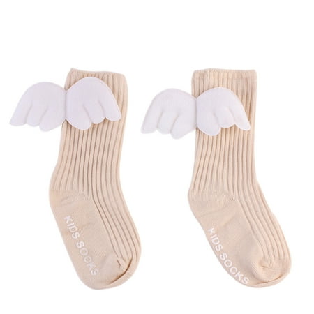 

Baby Girls Knee High Socks Bow Long Stockings Infants Toddlers Ruffled Socks School Uniform Leggings Baby Kids Toddler Girls Ruffles Soft Knee High Leg Warmer Angel Wings Socks