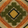 thumbnail image 3 of Hauteloom Skibbereen Decorative Throw Pillow - Sofa Couch Cushion Cover - Orange, 3 of 5