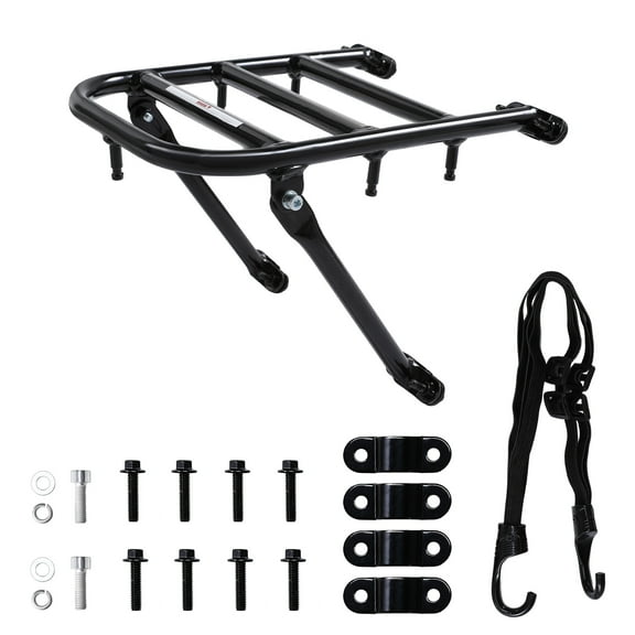 Oryxearth Mini Bike Front Luggage Rack Carrier, Motorcycle Carrier Shelf Bracket for Coleman RB100 FRP GMB100 Realtree RT100