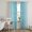 Turquoise, variant on Turquoise Gray Sheep Skin Sheer Curtains 96 Inch Length 2 Panels Set, Ombre Farmhouse Animal Print Voile Window Treatment Semi Sheer Long Curtains Drapes for Bedroom/Living Room/Kitchen 52"x96"x2