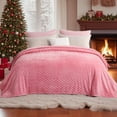 thumbnail image 6 of RUIKASI Brushed Flannel Blanket Pink Throw, Super Soft and Cozy Blankets All Season Use, 6 of 9