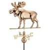 24" Luxury Polished Copper Into the Forest Moose Weathervane