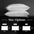 thumbnail image 4 of Bed Pillows, Luxury Hotel Collection White  Down Pillow for Sleeping, 650 Fill Power,  Fabric, Soft Support, Down Surrounded Pillow for Side and  Sleepers,  Sleepers, 4 of 6