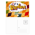 thumbnail image 1 of Love London Britain UK Lattice Postcard Set Birthday Mailing Thanks Greeting Card, 1 of 3