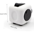 thumbnail image 3 of Fidget Cube Estrés Ansiedad Juguete para aliviar la presión Ideal para adultos y niños [Idea de regalo] [Juguete relajante] [Aliviador de estrés] [Material suave] (Blanco y negro) oso de fresa Juguete, 3 of 6