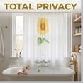thumbnail image 5 of Unique Bargains Boho Shower Curtain Sets with Hooks Yellow Single Sunflower 71"W x 71"L, 5 of 8