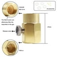 thumbnail image 2 of Brass Household Soda Bottle Adapter CO2 Cylinder Refill Adapter CO2, 2 of 8