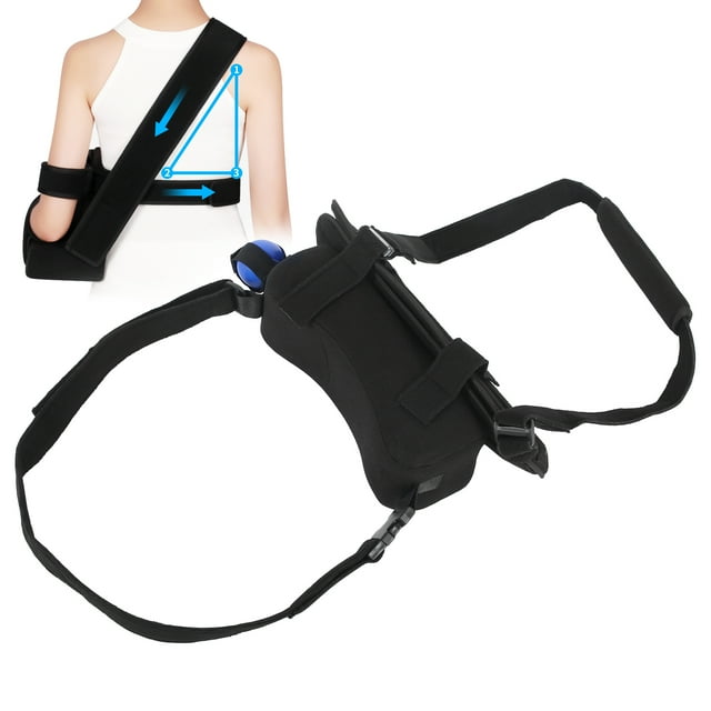 Soporte Para Hombro Con Cabestrillo Para Brazo, Esponja Portátil + Paño, Soporte Para Brazo Roto Ajustable, Duradero Para Reparación De Lesiones Del Manguito Rotador, Reducción