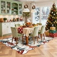 thumbnail image 6 of Lahome Decor 5' x 7' Christmas Area Rug,5x7ft Washable Rug For Living Room Bedroom Kitchen Holiday Decor Bathroom Entryway Laundry Room Non-slip Soft Carpet,Beige, 6 of 12