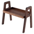 thumbnail image 1 of Esquirla Wood 1:12 Dollhouse Furniture Mini Rack Model Dining Room Decoration Life Scene Black Walnut, 1 of 7