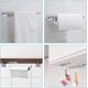 thumbnail image 2 of Portarrollos de papel higiénico plateado de 1 pieza - autoadhesivo - no requiere taladrar - apto para toallas de cocina y baño, 2 of 4