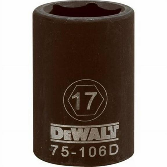 Stanley Consumer Tools 233325 0.5 in. Drive 17 mm 6 Point Impact Socket