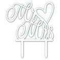 thumbnail image 3 of Acrylic Mr and Mrs Sign Bride And Groom Cake Topper Gold for Wedding Decorations, 3 of 5