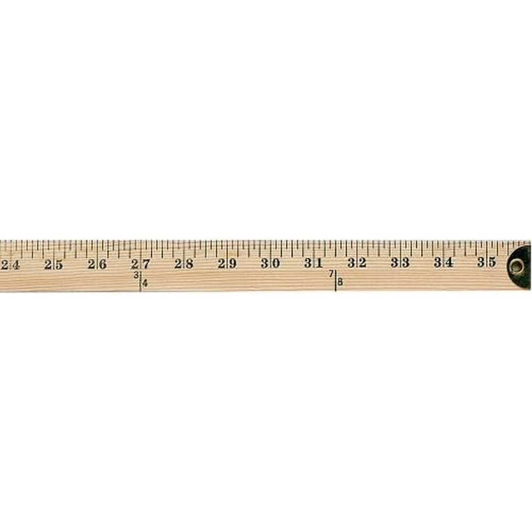 Ruler - Wood - Yard Stick w/Metal Ends, 1 Ea_