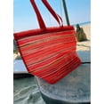 thumbnail image 4 of Beach Tote Fabric Strap, Mexican Bag 20x15 in, Market Mercado Bag, Gift Bag, Reusable plastic bag, 4 of 8