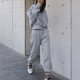 thumbnail image 1 of Puntoco Mujer Casual Color Manga Larga Sudadera Con Capucha Pantalones Sudadera Traje Deportivo Puntoco Puntoco-5617, 1 of 6
