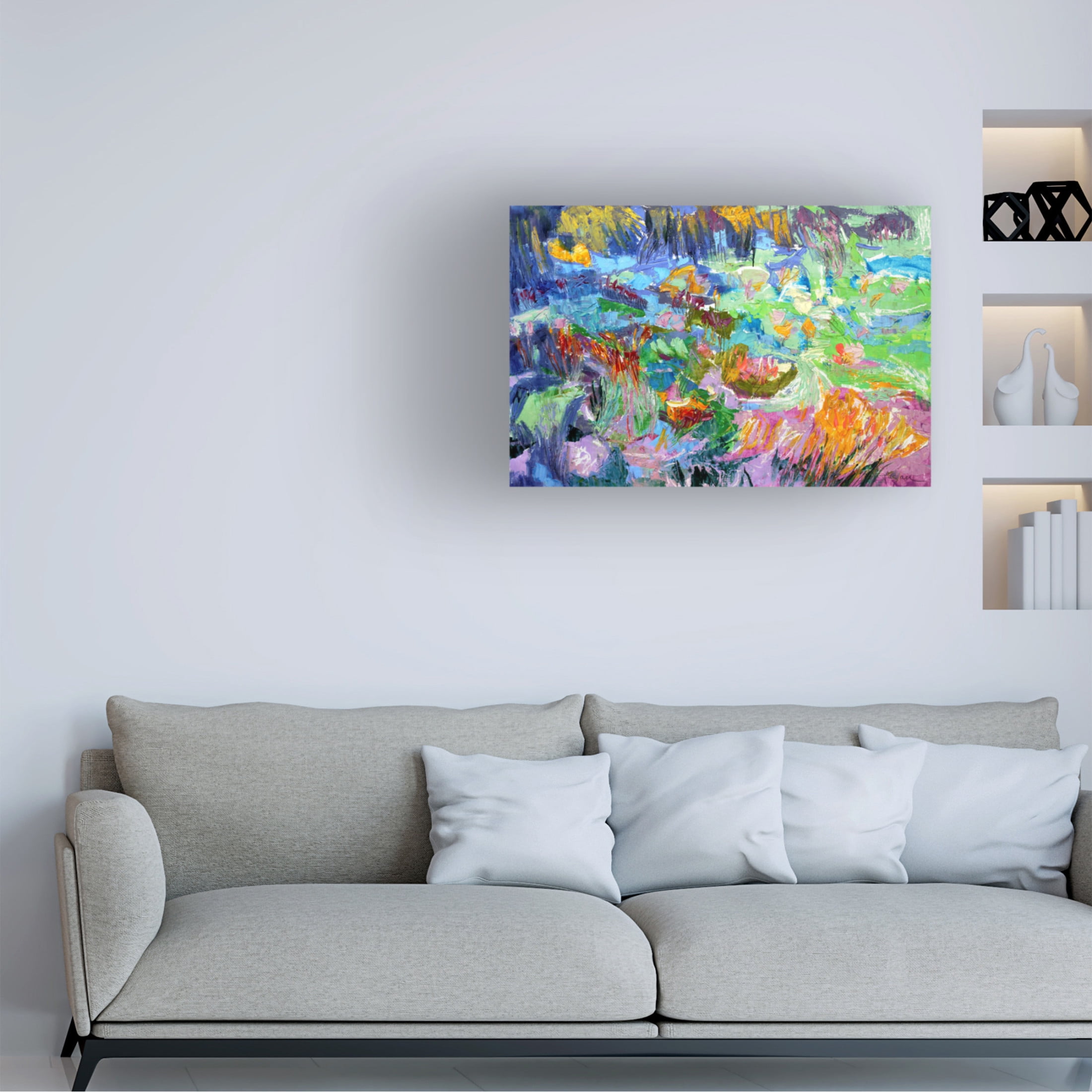 Canvas Wall Art - Dorothy Fagan ' Morningprayer' Wall Art for Living Room, Bedroom, or Office Décor by Trademark Fine Art - 19 x 12 Inches