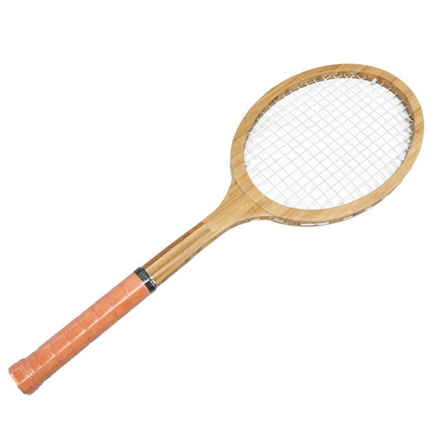 Wooden Tennis Racket, Decor Long History Collection Wood Tennis Racket for Bedroom