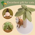 thumbnail image 3 of 20" Tall Cat Scratching Post Tree Indoor Cat Post with Sturdy Natural Sisal, 3 of 9