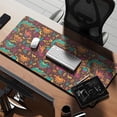 thumbnail image 2 of Long Mouse Pads for Desk,Colorful Dinosaurs Abstract Shapes Desk Mats on Top Of Desks, Desk Mouse Pad Extra Large with 3mm Non-Slip Base and Stitched Edge for Gaming,Work,Home 35.4"x15.7", 2 of 5