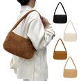 thumbnail image 1 of Bolso de hombro para mujer | Bolso casual de moda tipo tote y bandolera | Material de poliéster | Correa ajustable versátil | Apto para teléfono, billetera, llaves | 26x17x10cm | 1 pieza, 1 of 6