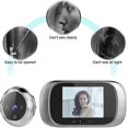 thumbnail image 3 of 26-27 Wireless Cat'S Eye Home Electronic Doorbell (Silver), 3 of 5