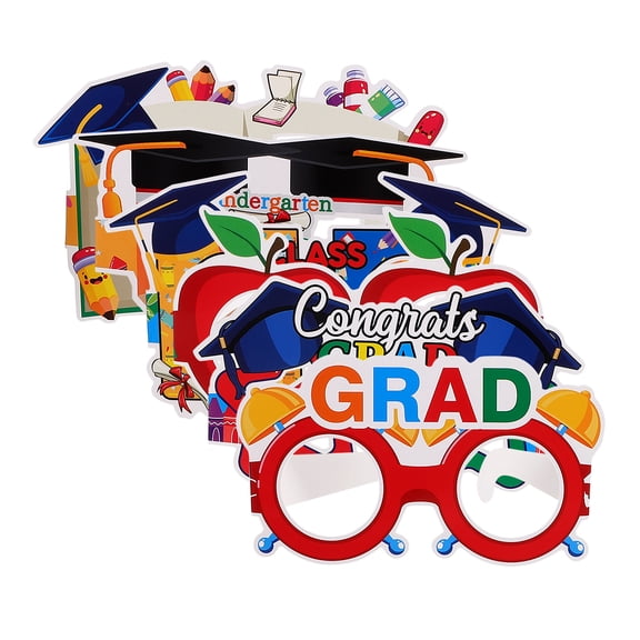 OUNONA  6 Pcs Kindergarten Graduation Glasses Party Child