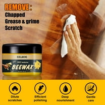 Natural Micromolecular Beeswax Furniture Polish for Wood Restoration, 40g Size, Enhances Gloss and Protects Surfaces, Safe for Cabinets and Tables, Easy Application