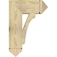 thumbnail image 3 of Ekena Millwork 6"W x 18"D x 26"H Legacy Arts & Crafts Rough Sawn Bracket, Douglas Fir, 3 of 4