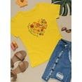 thumbnail image 3 of Storybook Style Flowers T-Shirt Women -Image by Shutterstock, Female XX-Large, 3 of 4