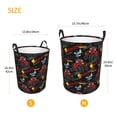 thumbnail image 3 of Fuzoiu Monster Truck Print Circular Hamper,Laundry Basket with Handle,Collapsible Laundry,Dirty Clothes Storage Basket,for Bedroom Bathroom Dorm Living Room-, 3 of 6