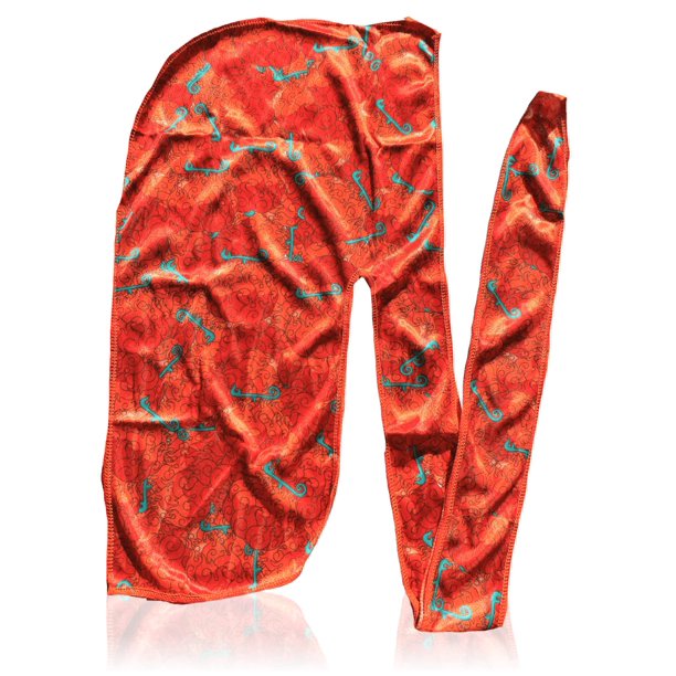 Premium Silky Durag with Long Tails and Quadruple Stitching Satin