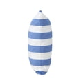 thumbnail image 5 of Noble House Hawthorne 18" Fabric Striped Water Resistant Square Throw Pillow, Blue, White, 5 of 7