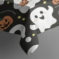 thumbnail image 5 of Halloween Ghosts with Pumpkins and Stars Square Tablecloth,Waterproof Square Table Cover,Wipeable Spillproof Washable Table Cover for Home Kitchen Party Decor 42"X42"(107x107cm), 5 of 6