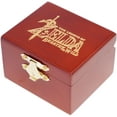 thumbnail image 4 of Youtang The Legend of Zelda Music Box Carved Wood Musical Box Wind Up Mechanism Colockwork Gift for Christmas,Birthday,Valentine's Day (Tune:Song of Storms from Ocarina of Time, Gold), 4 of 5