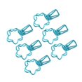 thumbnail image 3 of Paper Clips100 Pcs Cute Binder Binder Clips Flowers Shaped Paper Clips Crafted with Care, 3 of 5