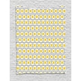 thumbnail image 1 of Polka Dots Tapestry, Egg Yolk Motif Polka Dotted Pattern Blanks Filled with Spots Design, Wall Hanging for Bedroom Living Room Dorm Decor, 40W X 60L Inches, Yellow Black and White, by Ambesonne, 1 of 2