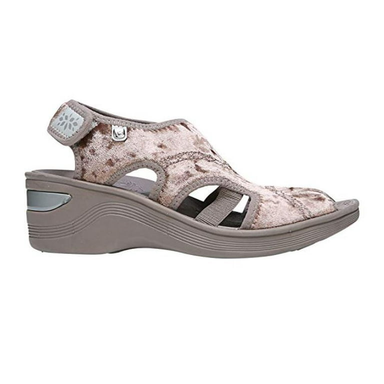 Mauve shop wedge sandals