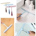 thumbnail image 2 of Pack de 3 Jaladores para Vidrios, Raspador Limpiacristales y Escobilla de Silicona, Herramienta de Limpieza Multiusos para Ventanas, Baño, Ducha, Azulejos y Espejos (Beige, Rosa, Azul), 2 of 4