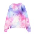 thumbnail image 4 of Coerni Girls' Half Zip Sweatshirt Tie Dye Pullover Sweatshirt Long Sleeve Crop Tops for Kids Girls Trendy Preppy Clothing, 4 of 4