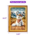 thumbnail image 5 of Welcome Fall Western Cowboy Persian Enjoys Majestic Autumn Acrylic Plaque with Wood Photo Frame Box Cat Lover Kitten Owner Gifts Light Box - 01007, 5 of 5