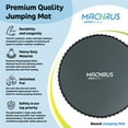 thumbnail image 3 of Machrus Upper Bounce Trampoline Replacement Mat with Sturdy 80 V-Rings - Jumping Mat Compatible with 14ft Round Frame & 7" Springs - Ultra Durable PP Mat with High Elasticity - UV & Water Resistant, 3 of 5