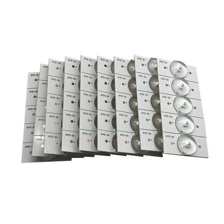 

Carevas 50PCS 3V Lamp Beads with Optical Lens Fliter for 32-65 TV Strip Parts Accessories