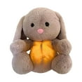 thumbnail image 2 of NIBOLOG Baby Breathing Rabbit Plush Toy with Soothing Music Light Musical Bunny Plushie Stuffed Animal Calming Doll Soother Newborn Infant Boys Girls Gift, 2 of 7