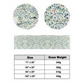 thumbnail image 6 of Xipuska Pastoral Botanical Bed Runners for King Size Bed, Decorative Bed Throws for Foot of Bed, Colorful Summer Leaves Country Bed Runner Sofa Throw Bedding Scarf Protector Slipcover for Bedroom, 6 of 6