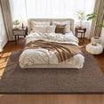 thumbnail image 3 of Noahas Soft Low Pile Rug Modern Area Rugs for Bedroom Living Room,Suitable for Boys Girls Teenagers and Adults with Super Soft Touch , Brown-white , 5' x 8', 3 of 8