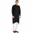 thumbnail image 3 of Indian linen style Kurta Bollywood style pajama set Achkan Pathani for…, 3 of 5