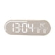 thumbnail image 1 of Reloj digital LED con pantalla de temperatura estética, decorativo, portátil y silencioso para habitación. Gris, 1 of 7